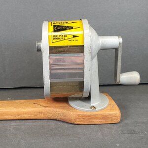 Vintage Boston Everhandy Pencil Sharpener — Hunt Pen Co., Camden NJ